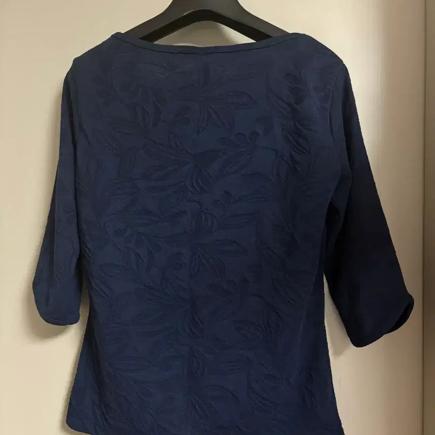 [BUNJANG] Poco Poca 7-part Jacquard T-shirt / 포코포스카 7부 자카드 티셔츠