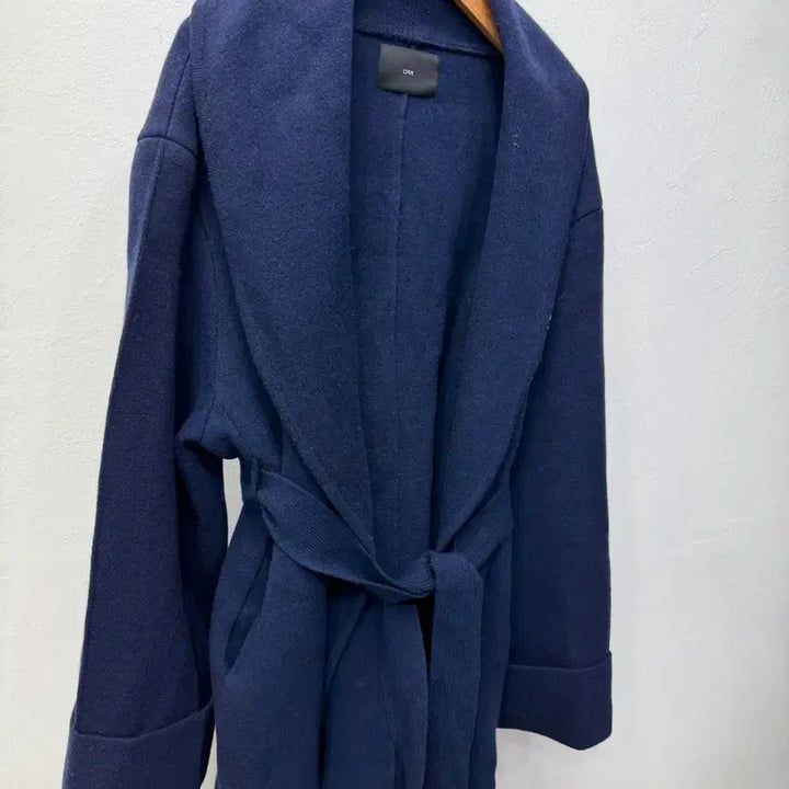 [BUNJANG] ORR Navy Cashmere Robe Coat S / 새제품) ORR 오르 네이비 캐시미어 로브 코트 S