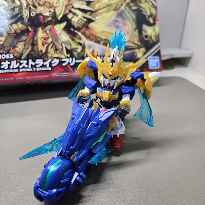 [BUNJANG] Bandai SD Sangoku Soketsuden Zhao Yun Double O Gundam &amp; Ryuren / 반다이 SD 삼국창걸전 조운 더블오 건담&amp;벽룡구