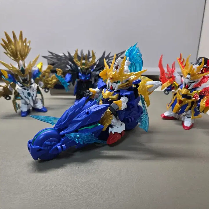 [BUNJANG] Bandai SD Sangoku Soketsuden Zhao Yun Double O Gundam &amp; Ryuren / 반다이 SD 삼국창걸전 조운 더블오 건담&amp;벽룡구