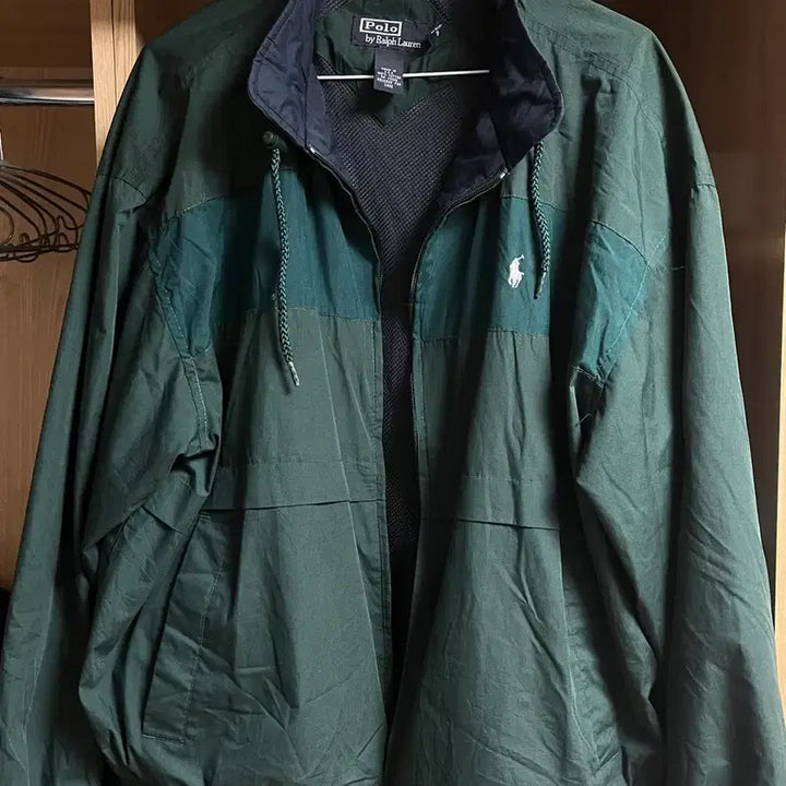 [BUNJANG] Polo Ralph Lauren Windbreaker Green XL / 폴로 랄프로렌 바람막이 그린 xl (상태좋음)