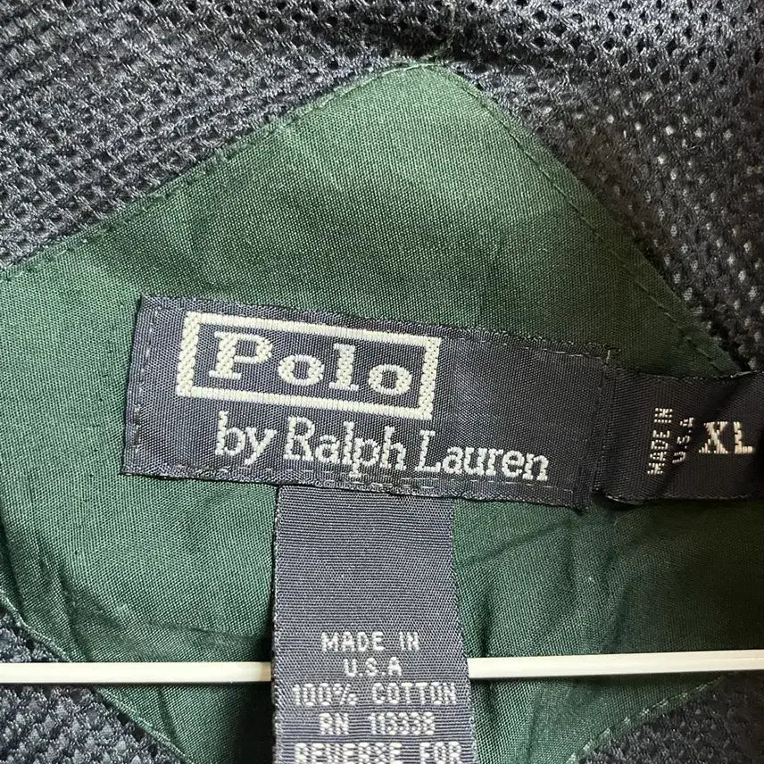 [BUNJANG] Polo Ralph Lauren Windbreaker Green XL / 폴로 랄프로렌 바람막이 그린 xl (상태좋음)
