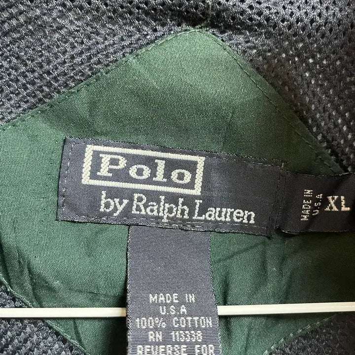 [BUNJANG] Polo Ralph Lauren Windbreaker Green XL / 폴로 랄프로렌 바람막이 그린 xl (상태좋음)