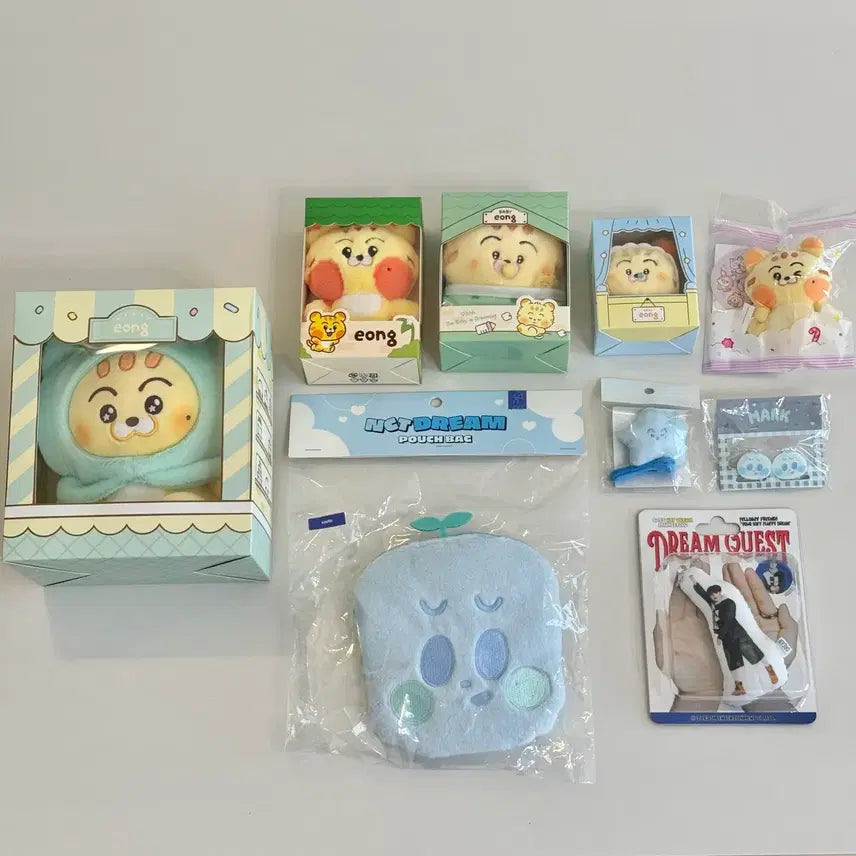[SOLD OUT] 미개봉,일괄)엔시티 마크 애옹이 부훙이 물가사리 인형 키링 가방