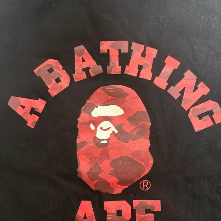 [BUNJANG] 베이프 bape 레드 카모 프린팅 반팔 xl / 베이프 bape 레드 카모 프린팅 반팔 xl