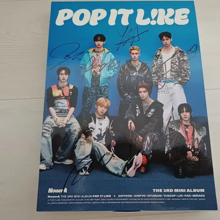 [BUNJANG] NouerA Signed Album / 누에라 NouerA 비매 싸인 앨범