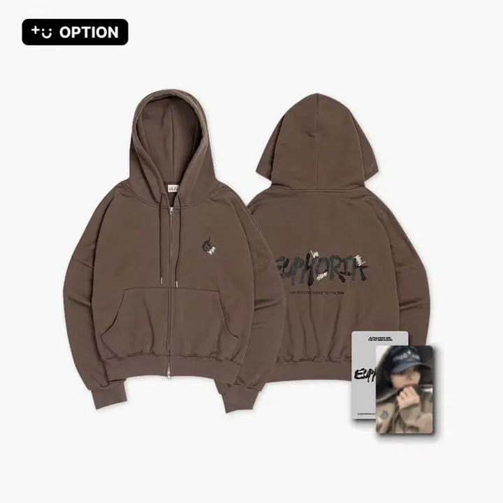 [BUNJANG] ARDUINO Euphoria Brown Hoodie Zip-Up / 알디원 유포리아 브라운 후드집업 판매