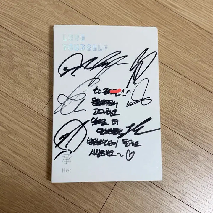 [BUNJANG] BTS Love Yourself Her Signed Album / 방탄소년단 Love Yourself Her 친필 싸인 앨범