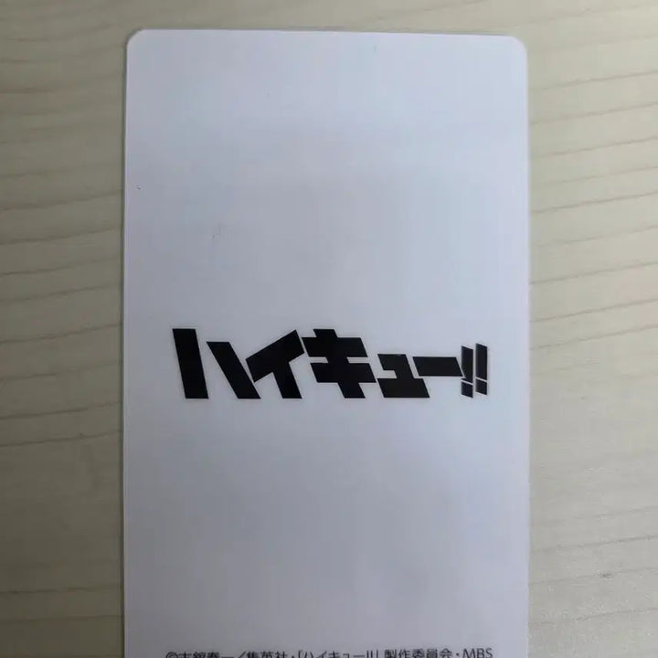 [BUNJANG] Haikyu Hinata Water Play Card / 하이큐 히나타 물놀이 카드 히나타 쇼요 파샤 카드
