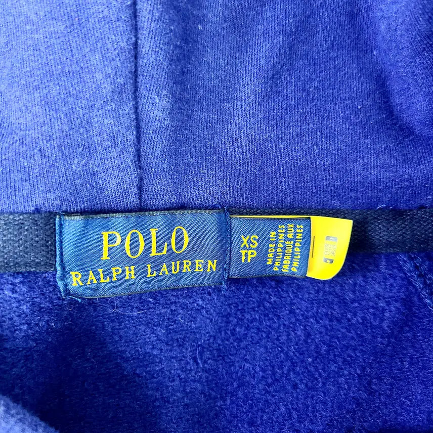 [BUNJANG] Polo Ralph Lauren Side Split Maxi Dress (Blue/XS) / [희귀매물] 폴로 랄프로렌 후드 사이드 스플릿 맥시 드레스 (블루/XS)