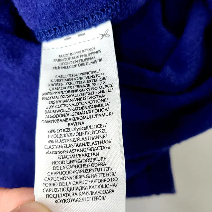 [BUNJANG] Polo Ralph Lauren Side Split Maxi Dress (Blue/XS) / [희귀매물] 폴로 랄프로렌 후드 사이드 스플릿 맥시 드레스 (블루/XS)
