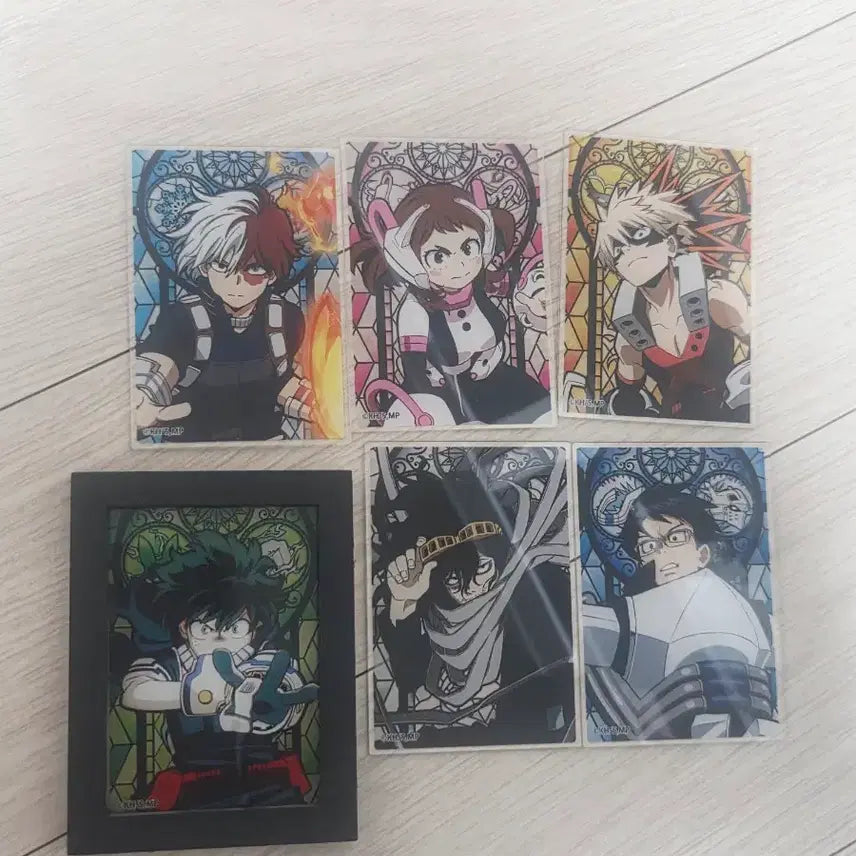 [BUNJANG] My Hero Academia Acrylic Stand Bundle Set / 나의 히어로 아카데미아 아크릴 바쿠고 미도리야 쇼토 아이자와 이이다오챠코