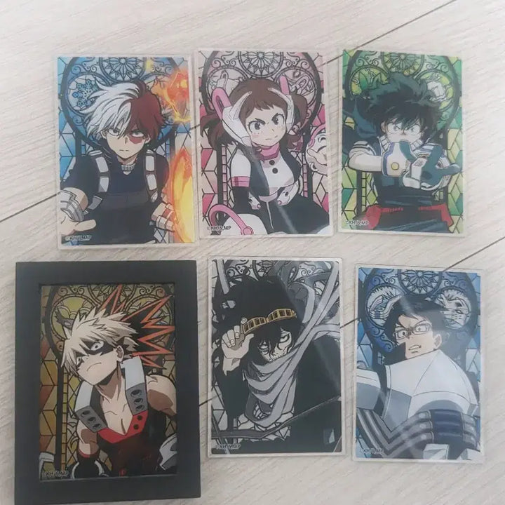 [BUNJANG] My Hero Academia Acrylic Stand Bundle Set / 나의 히어로 아카데미아 아크릴 바쿠고 미도리야 쇼토 아이자와 이이다오챠코