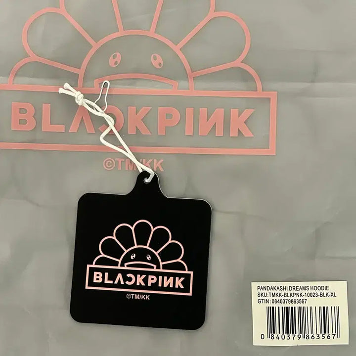 [SOLD OUT] 블랙핑크 x 무라카미 타카시 판다카시 드림 후디 빈티지 블랙