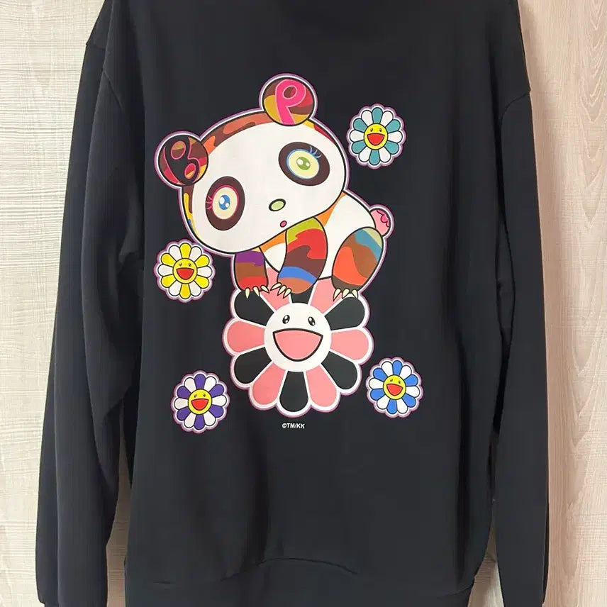 [SOLD OUT] 블랙핑크 x 무라카미 타카시 판다카시 드림 후디 빈티지 블랙