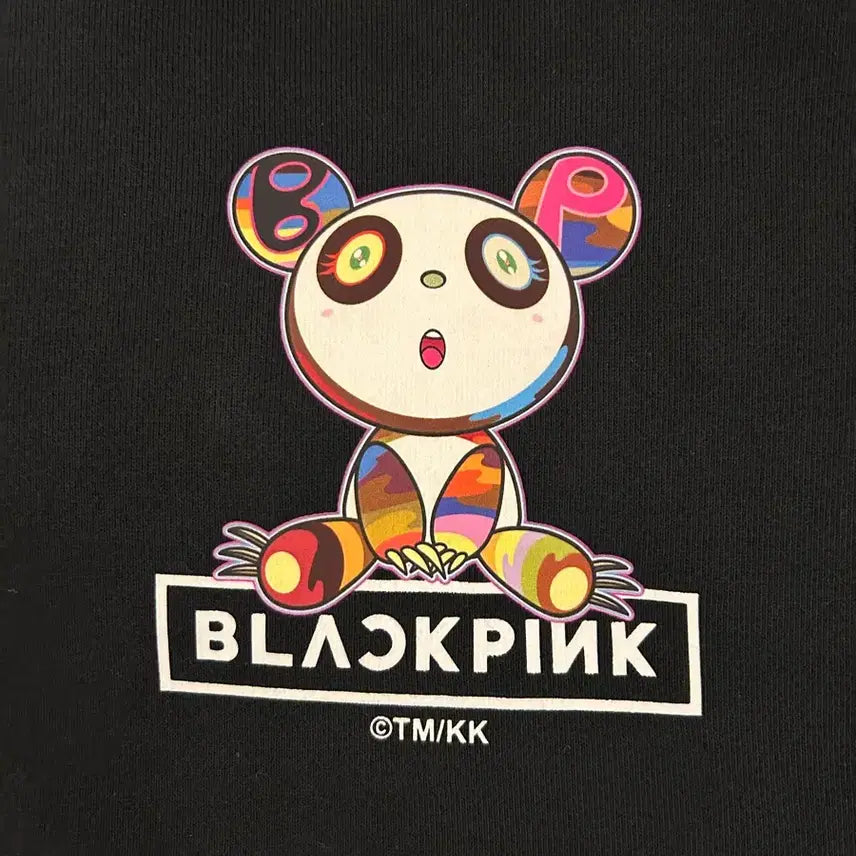 [SOLD OUT] 블랙핑크 x 무라카미 타카시 판다카시 드림 후디 빈티지 블랙