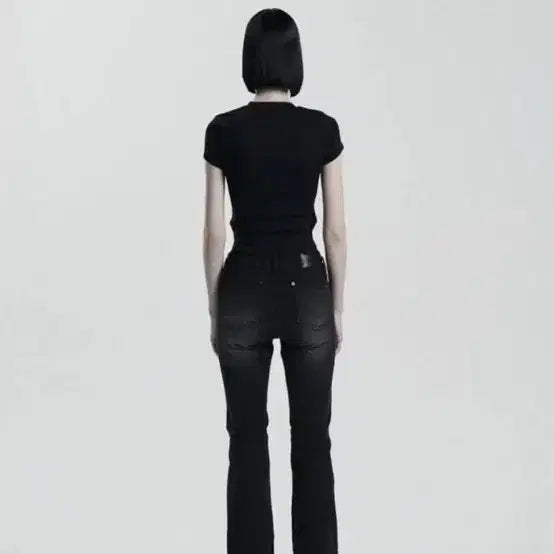 [BUNJANG] ODDODER Vintage Raw Denim Black Size 1 / 오도어 빈티지 로우 데님 블랙 1size