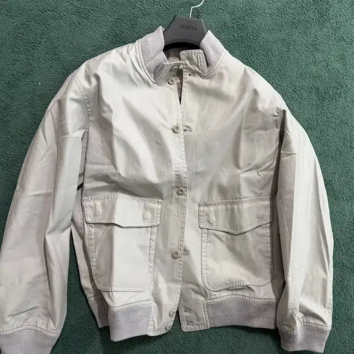 [SOLD OUT] 포터리 코튼 A-1 자켓 실버 새상품
