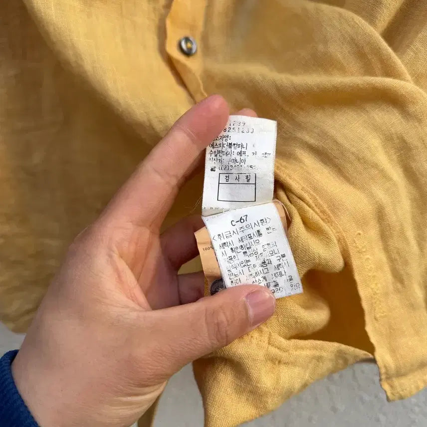 [BUNJANG] C.P. Company Linen Shirt / 2000s C.P.COMPANY LINEN 올드 씨피컴퍼니 린넨셔츠