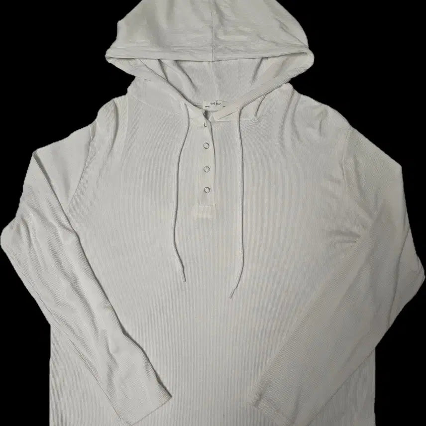 [BUNJANG] Ribbed Hoodie T-Shirt FREE / 후드 골지티 FREE