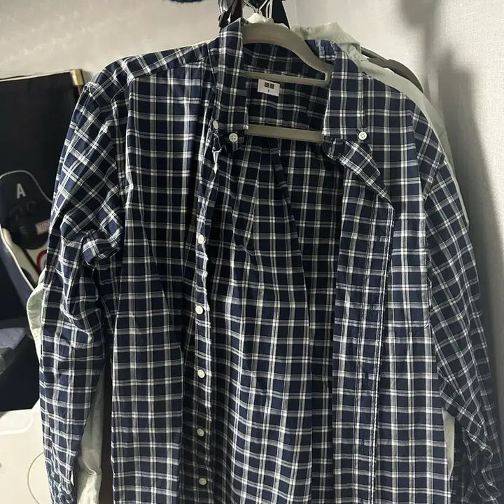 [BUNJANG] Uniqlo Checkered Shirt (S) / (S)유니클로 체크셔츠