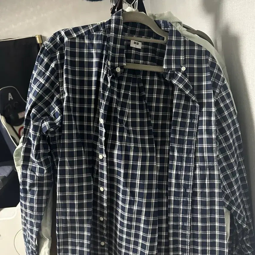 [BUNJANG] Uniqlo Checkered Shirt (S) / (S)유니클로 체크셔츠