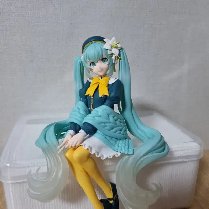 [BUNJANG] Hatsune Miku Lily Yuri Noodle Stopper Figure / 하츠네 미쿠 릴리 백합 누들스토퍼 휴류 미소녀 피규어 보컬로이드 프세카