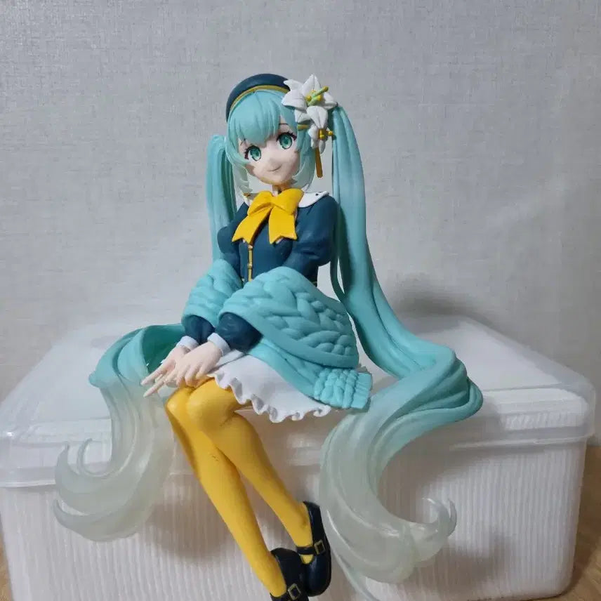 [BUNJANG] Hatsune Miku Lily Yuri Noodle Stopper Figure / 하츠네 미쿠 릴리 백합 누들스토퍼 휴류 미소녀 피규어 보컬로이드 프세카