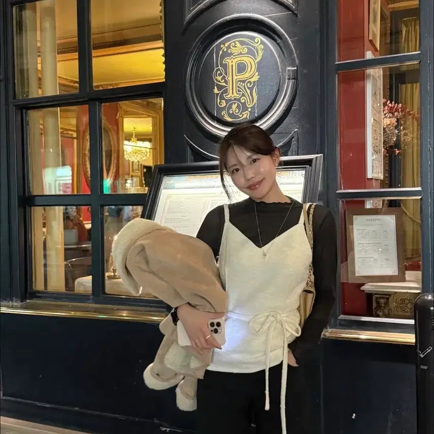 [BUNJANG] Hawa 25FW Tweed Bustier (Ivory) / 하와 25fw 릴 트위드 뷔스티에 (아이보리)리본끈데이트격식룩상견례연말룩