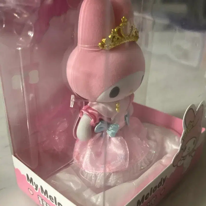 [BUNJANG] My Melody Flocked Doll Crown Dress / 마이멜로디 플로키 인형 크라운 드레스