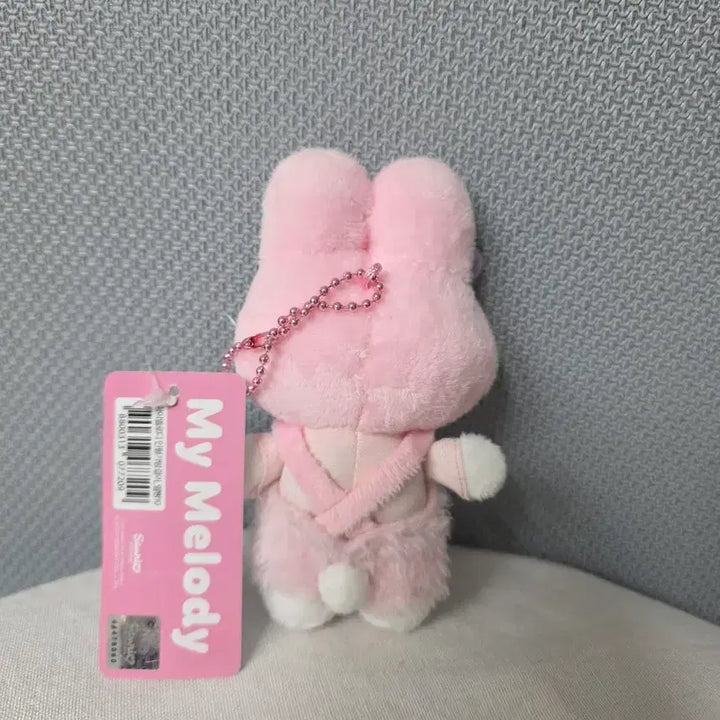 [BUNJANG] Sanrio My Melody Overalls Doll Keychain 10cm / 정품)산리오 마이멜로디 멜빵 인형 키링 10cm 새상품