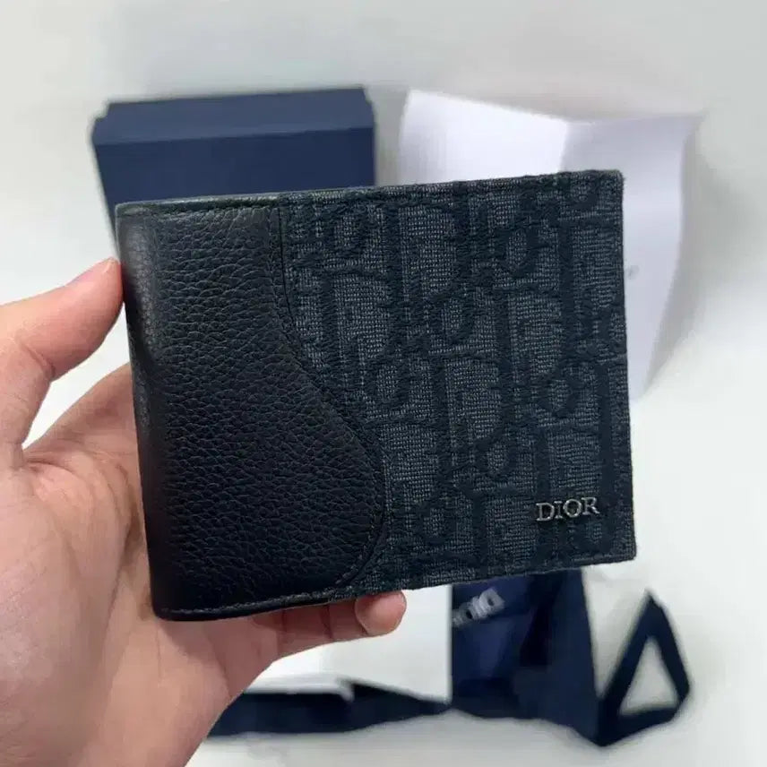 [BUNJANG] Dior Dior Oblique Bi-fold Wallet (New Model) / [정품/풀구성] 디올 오블리크 반지갑 신형