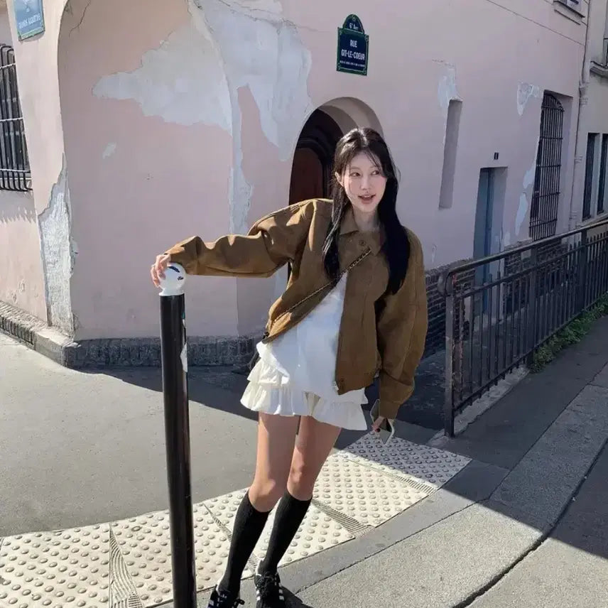[BUNJANG] Lilicots Mute Leather Jacket / 릴리코츠 뮤트 레더 자켓