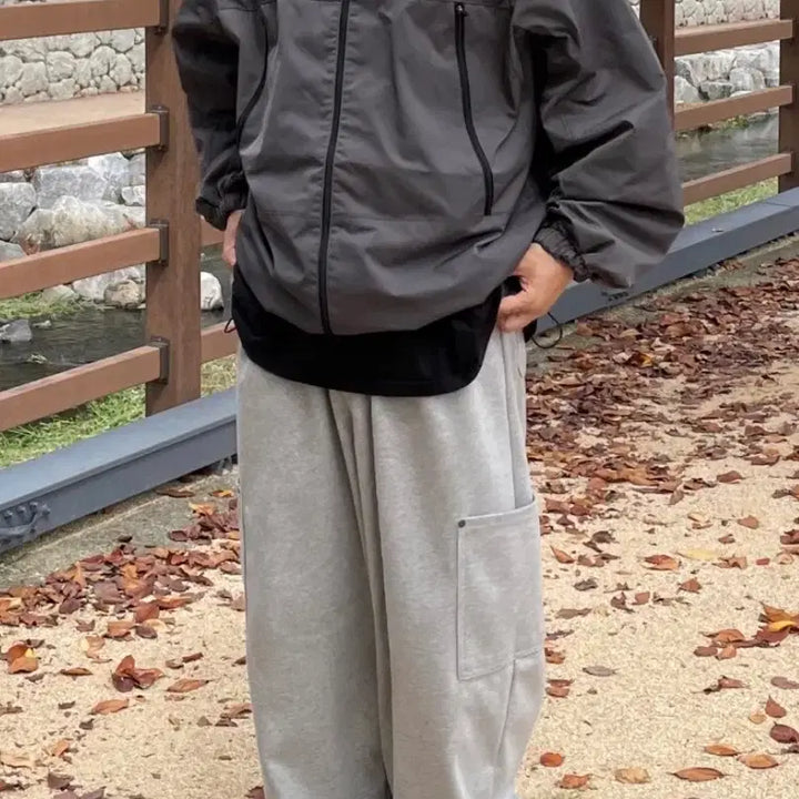 [BUNJANG] Terix Goppcore Windbreaker Charcoal 3XL Jacket / 테릭스 고프코어 바람막이 차콜 3XL(120)사이즈 판매합니다.[새상품]