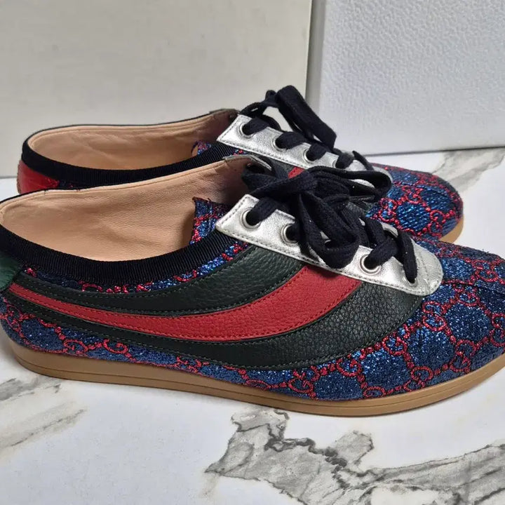 [BUNJANG] Gucci GG Lurex Parachute Sneakers / (정품) 구찌 GG 루렉스 파라체르 스니커즈 운동화38.5