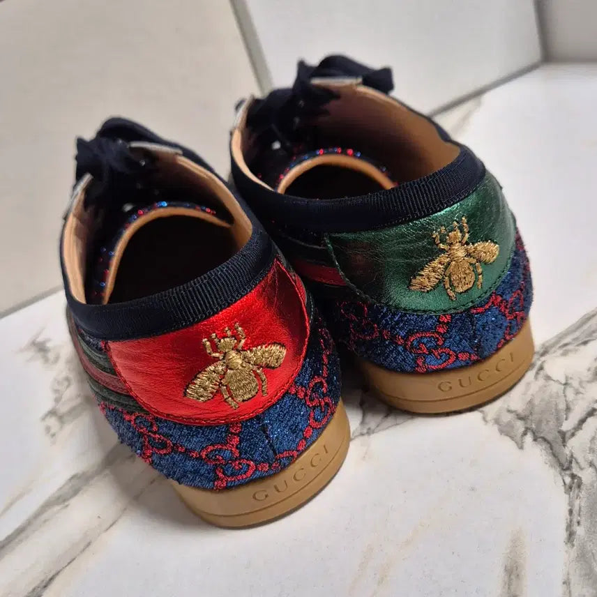 [BUNJANG] Gucci GG Lurex Parachute Sneakers / (정품) 구찌 GG 루렉스 파라체르 스니커즈 운동화38.5