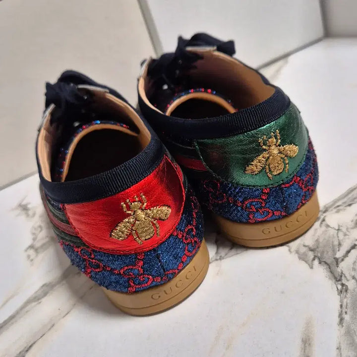 [BUNJANG] Gucci GG Lurex Parachute Sneakers / (정품) 구찌 GG 루렉스 파라체르 스니커즈 운동화38.5