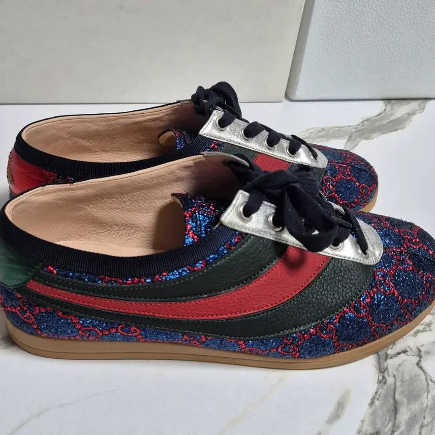 [BUNJANG] Gucci GG Lurex Parachute Sneakers / (정품) 구찌 GG 루렉스 파라체르 스니커즈 운동화38.5