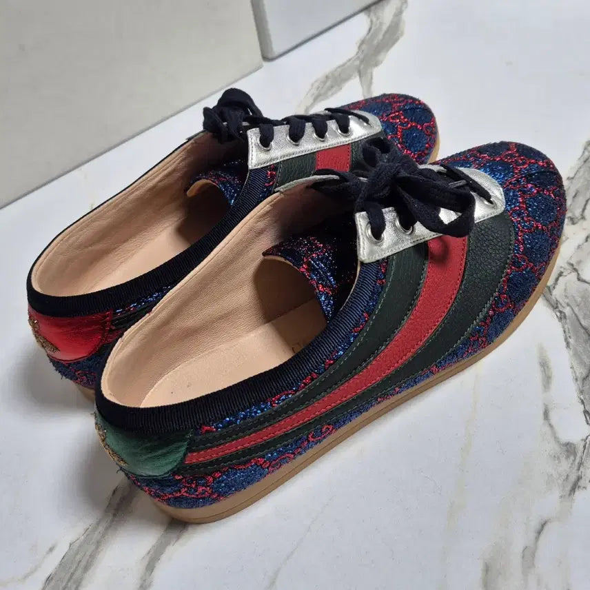 [BUNJANG] Gucci GG Lurex Parachute Sneakers / (정품) 구찌 GG 루렉스 파라체르 스니커즈 운동화38.5