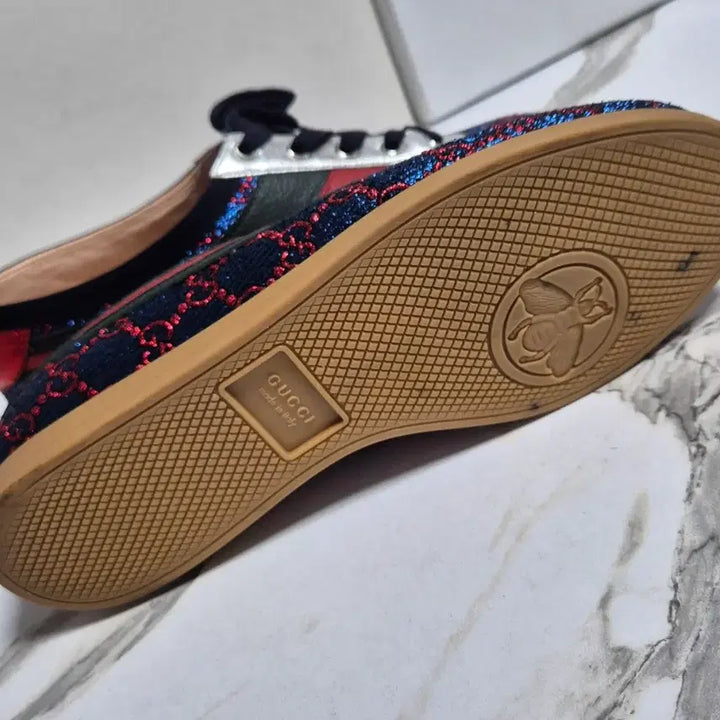 [BUNJANG] Gucci GG Lurex Parachute Sneakers / (정품) 구찌 GG 루렉스 파라체르 스니커즈 운동화38.5