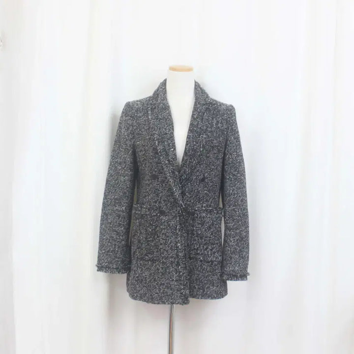 [BUNJANG] VISIT IN NEWYORK Tweed Design Jacket Coat / [정품] 비지트 여성 트위드 디자인 자켓 코트 (87-96) 상상샵