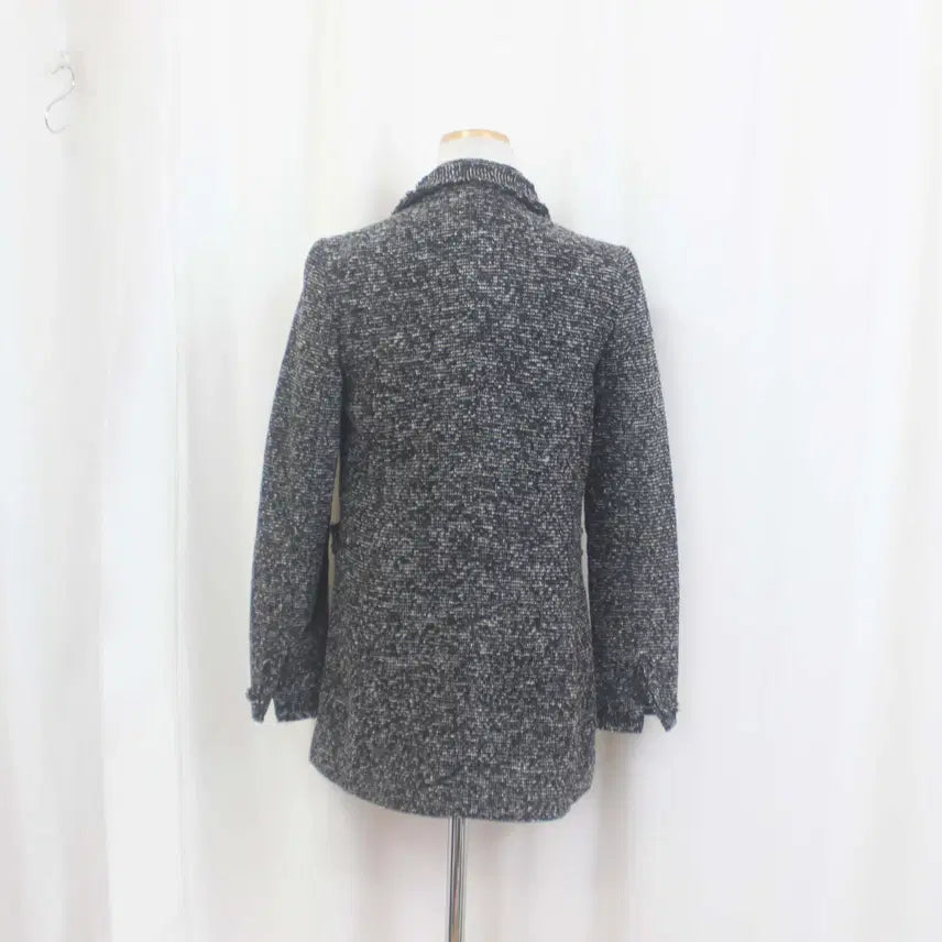 [BUNJANG] VISIT IN NEWYORK Tweed Design Jacket Coat / [정품] 비지트 여성 트위드 디자인 자켓 코트 (87-96) 상상샵