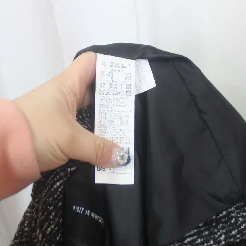 [BUNJANG] VISIT IN NEWYORK Tweed Design Jacket Coat / [정품] 비지트 여성 트위드 디자인 자켓 코트 (87-96) 상상샵