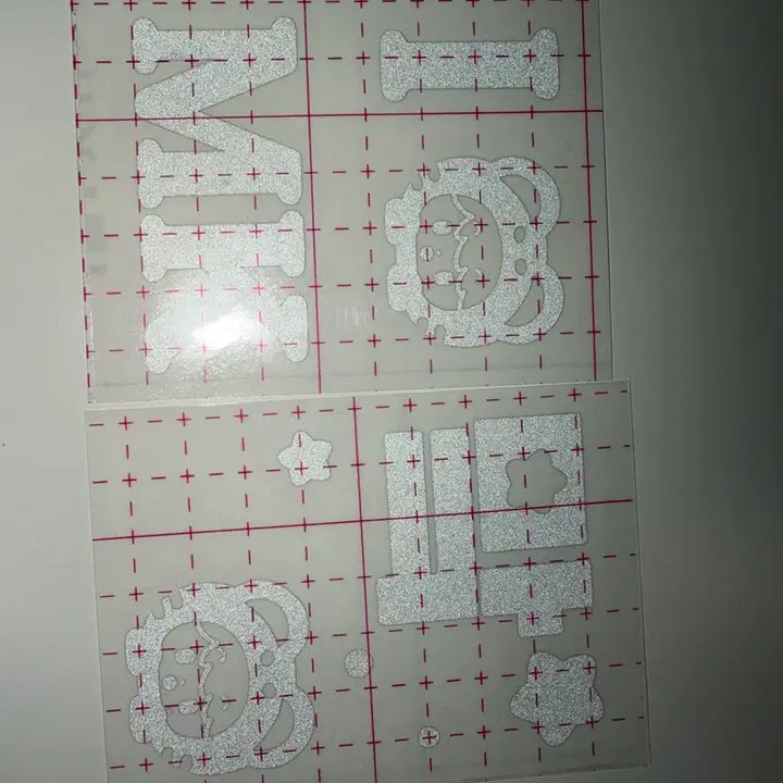 [BUNJANG] NCT Mark Reflective Sticker Set / 엔시티 마크 반사스티커 다님 반스