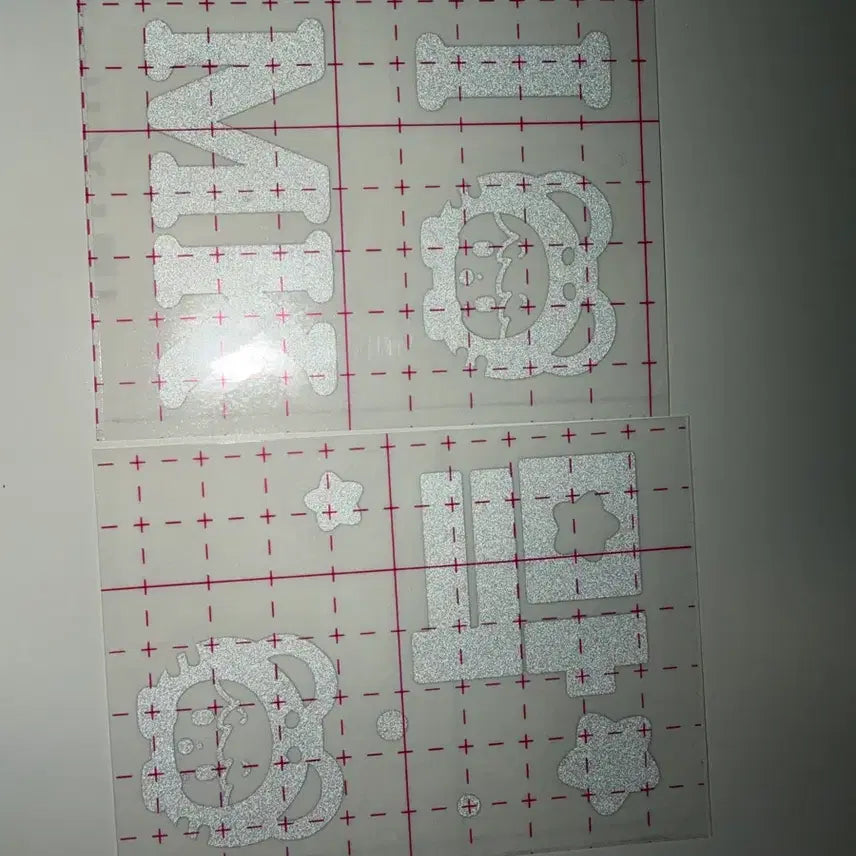 [BUNJANG] NCT Mark Reflective Sticker Set / 엔시티 마크 반사스티커 다님 반스