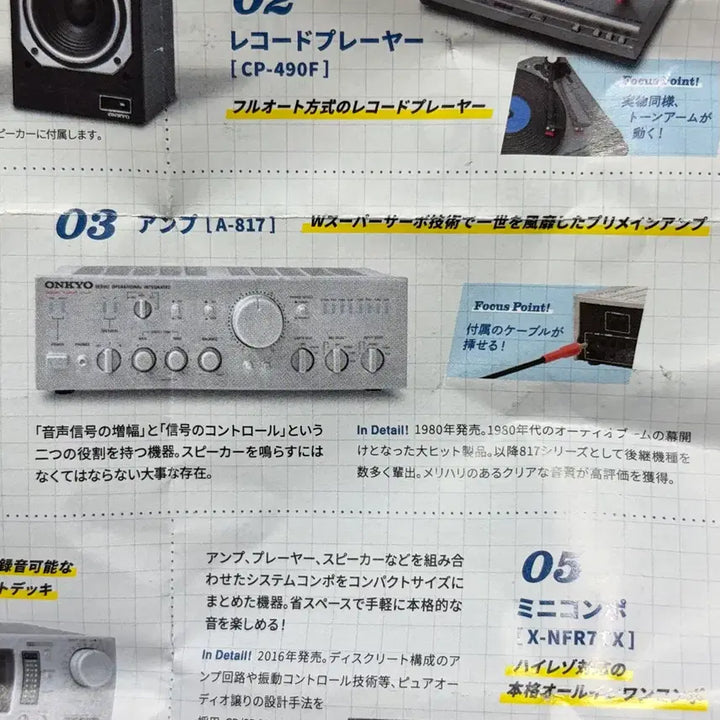 [BUNJANG] ONKYO A-817 Miniature Gacha Amplifier Figure / ONKYO 온쿄 앰프 A-817 미니어쳐 가챠 피규어
