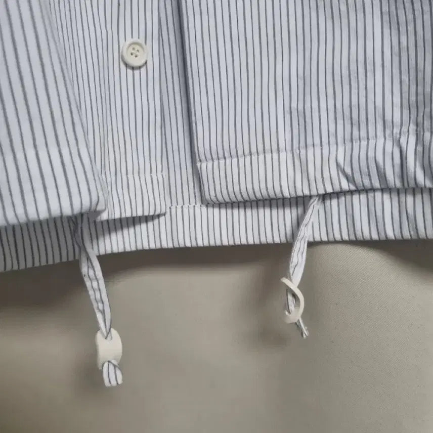 [BUNJANG] Solid Homme Crop String Shirt / 솔리드옴므 크롭 스트링셔츠 48