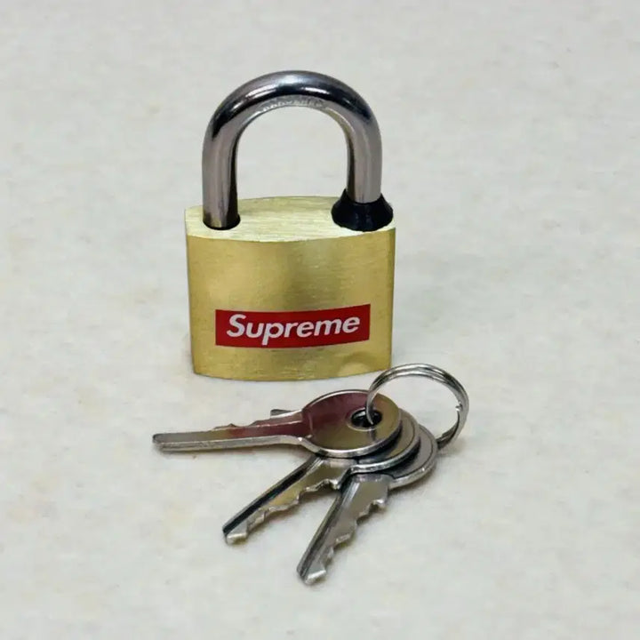 [SOLD OUT] 슈프림 자물쇠,열쇠 키체인 Keychain 미사용 새제품 팝니다.