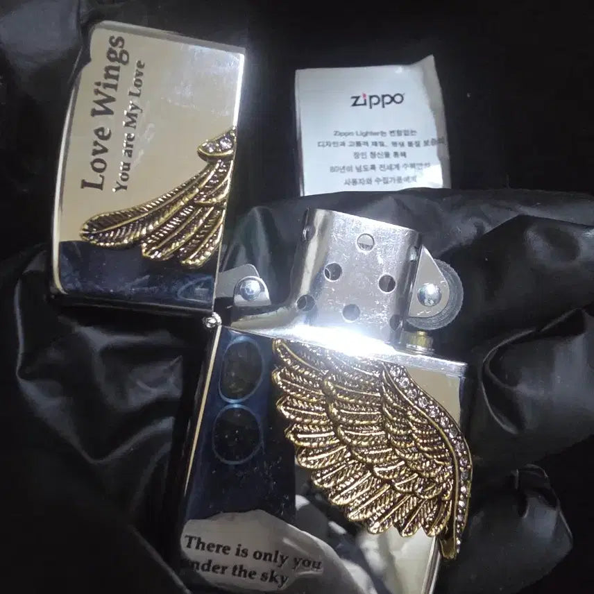 [BUNJANG] Zippo LOVE WINGS 2 NI EP Lighter / zippo  지포 정품 LOVE WINGS 2 NI EP