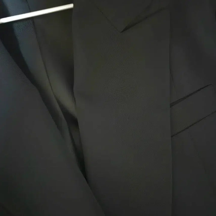 [BUNJANG] 프라다 원단 블랙 심플  블랙 롱쟈켓 / 프라다 원단 블랙 심플  블랙 롱쟈켓